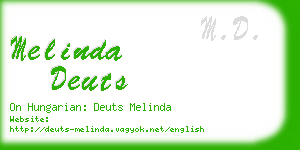 melinda deuts business card